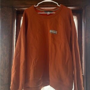 REI Men's Burnt Orange Crewneck Sweatshirt